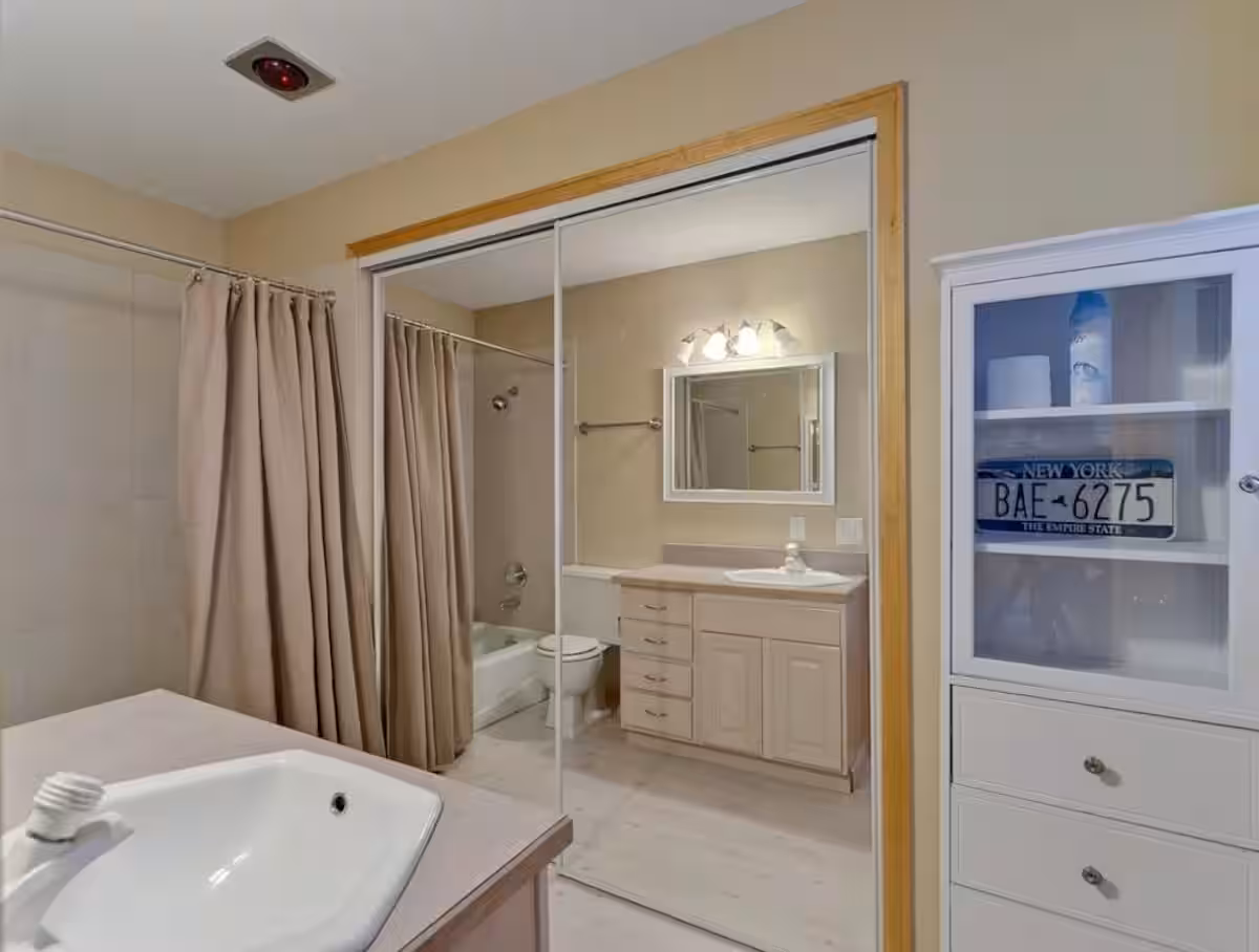 Bathroom 2 · private to bunk room at Longbranch